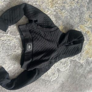 ALO Yoga Charcoal Quilted Hoodie